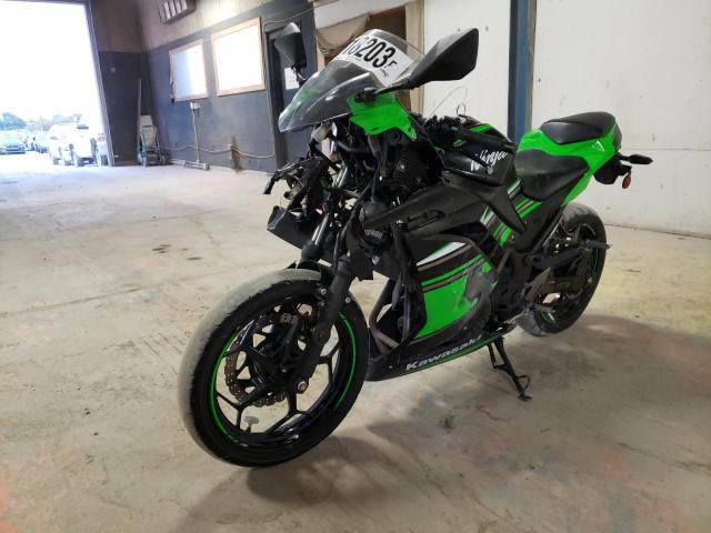 JKAEX8B11GDA29870 - 2016 KAWASAKI EX300 B GREEN photo 2