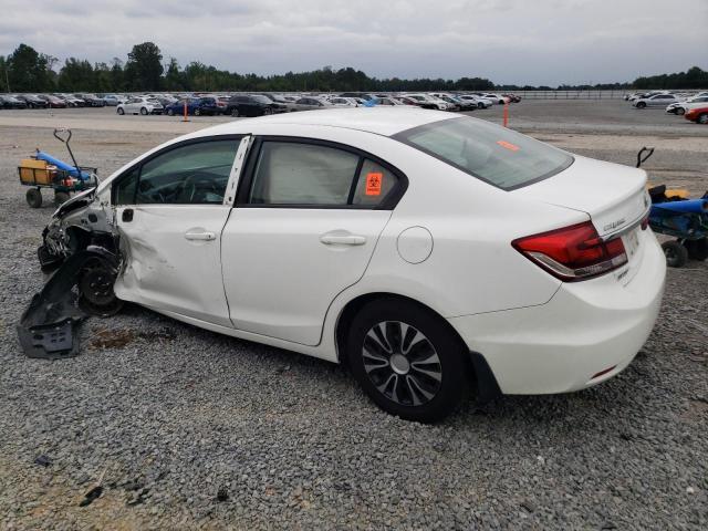 19XFB2F53EE021443 - 2014 HONDA CIVIC LX WHITE photo 2