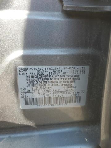 3N1AB7AP0GY283313 - 2016 NISSAN SENTRA S GRAY photo 12