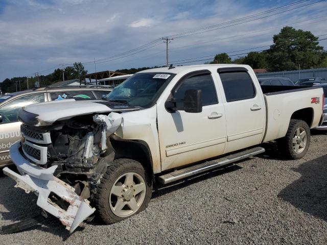 1GC1KXCGXEF188742 - 2014 CHEVROLET SILVERADO K2500 HEAVY DUTY LT WHITE photo 1