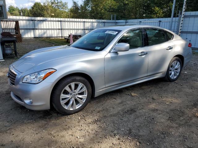 JN1AY1AR2BM570595 - 2011 INFINITI M56 X SILVER photo 1