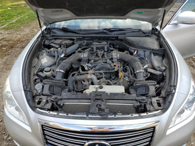 JN1AY1AR2BM570595 - 2011 INFINITI M56 X SILVER photo 11