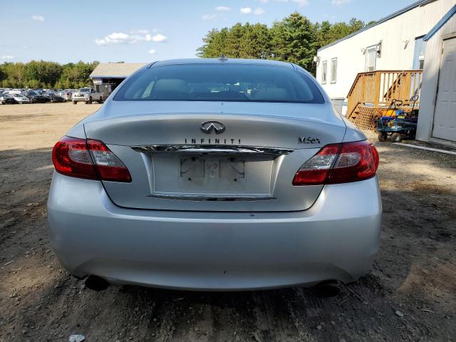 JN1AY1AR2BM570595 - 2011 INFINITI M56 X SILVER photo 6