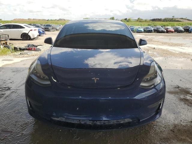 5YJ3E1EB1NF259992 - 2022 TESLA MODEL 3 BLUE photo 5