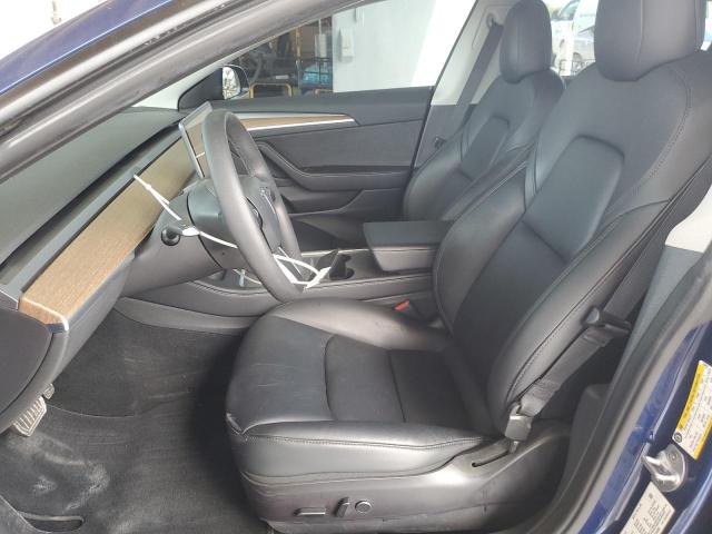 5YJ3E1EB1NF259992 - 2022 TESLA MODEL 3 BLUE photo 7
