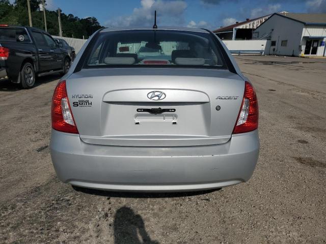 KMHCN46C69U363525 - 2009 HYUNDAI ACCENT GLS SILVER photo 6