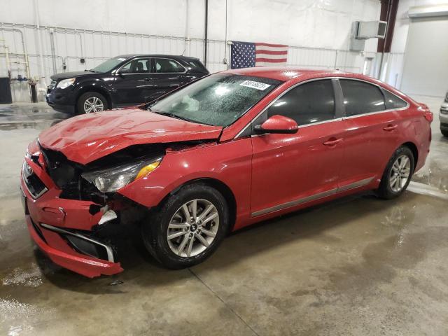 5NPE24AFXHH475339 - 2017 HYUNDAI SONATA SE RED photo 1