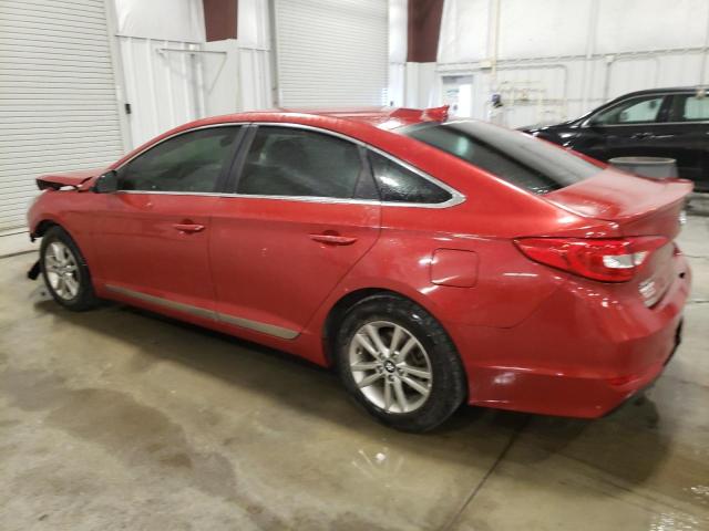 5NPE24AFXHH475339 - 2017 HYUNDAI SONATA SE RED photo 2