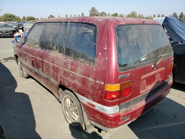 JM3LV5220S0702243 - 1995 MAZDA MPV WAGON MAROON photo 2