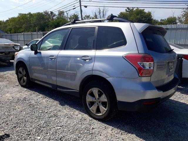 JF2SJAKC8FH809079 - 2015 SUBARU FORESTER 2.5I LIMITED SILVER photo 2