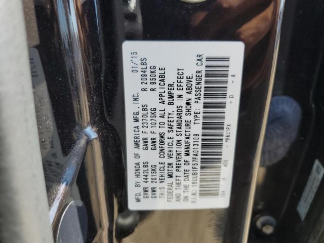 19UUB1F57FA013109 - 2015 ACURA TLX TECH BROWN photo 12