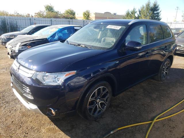 JA4JZ4AX8FZ602981 - 2015 MITSUBISHI OUTLANDER GT BLUE photo 1