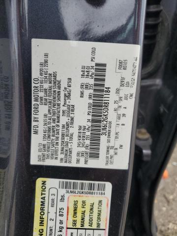 3LN6L2GK5DR811184 - 2013 LINCOLN MKZ GRAY photo 13