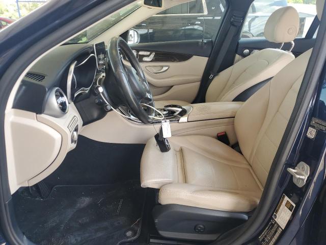 55SWF4KBXFU024717 - 2015 MERCEDES-BENZ C 300 4MATIC BLUE photo 7