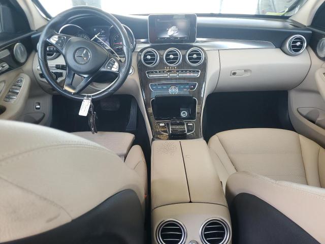 55SWF4KBXFU024717 - 2015 MERCEDES-BENZ C 300 4MATIC BLUE photo 8