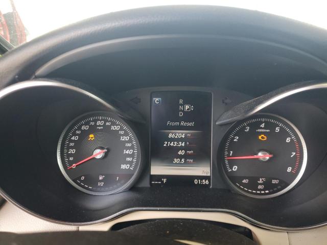 55SWF4KBXFU024717 - 2015 MERCEDES-BENZ C 300 4MATIC BLUE photo 9