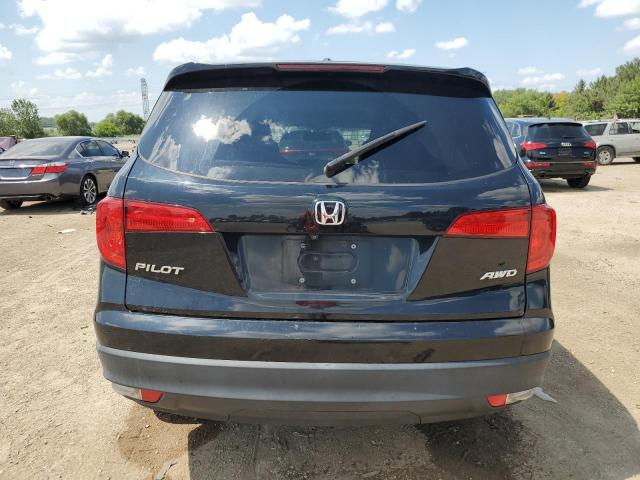 5FNYF6H56HB045848 - 2017 HONDA PILOT EXL BLACK photo 6
