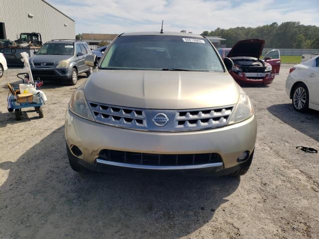 JN8AZ08T86W407485 - 2006 NISSAN MURANO SL TAN photo 5