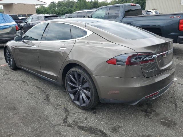 5YJSA1E2XGF127050 - 2016 TESLA MODEL S ყავისფერი ფოტო 2
