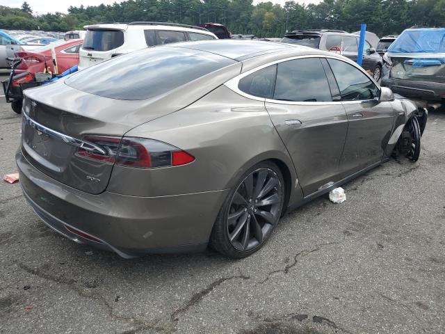 5YJSA1E2XGF127050 - 2016 TESLA MODEL S ყავისფერი ფოტო 3