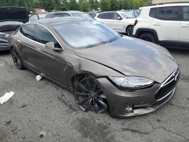 5YJSA1E2XGF127050 - 2016 TESLA MODEL S ყავისფერი ფოტო 4
