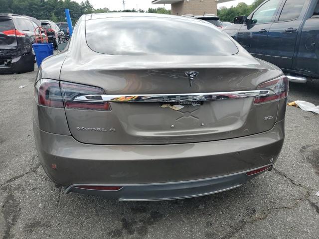 5YJSA1E2XGF127050 - 2016 TESLA MODEL S ყავისფერი ფოტო 6