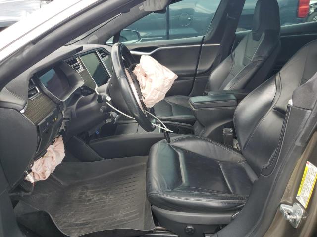 5YJSA1E2XGF127050 - 2016 TESLA MODEL S ყავისფერი ფოტო 7