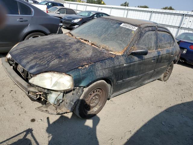 2HGEJ6610XH516310 - 1999 HONDA CIVIC BASE GREEN photo 1