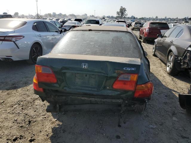 2HGEJ6610XH516310 - 1999 HONDA CIVIC BASE GREEN photo 6