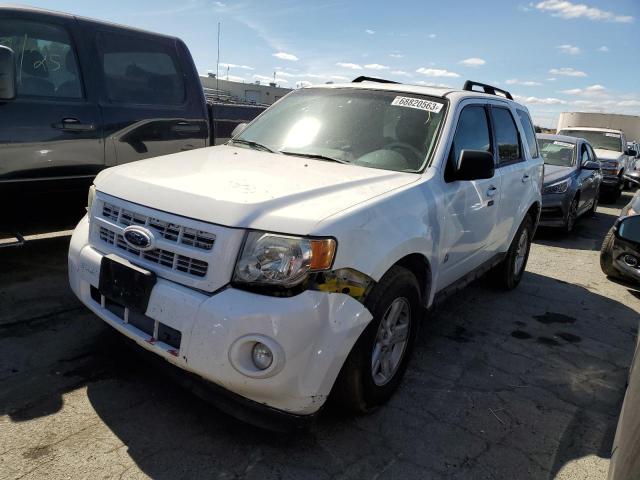 1FMCU4K31BKB67115 - 2011 FORD ESCAPE HYBRID WHITE photo 1