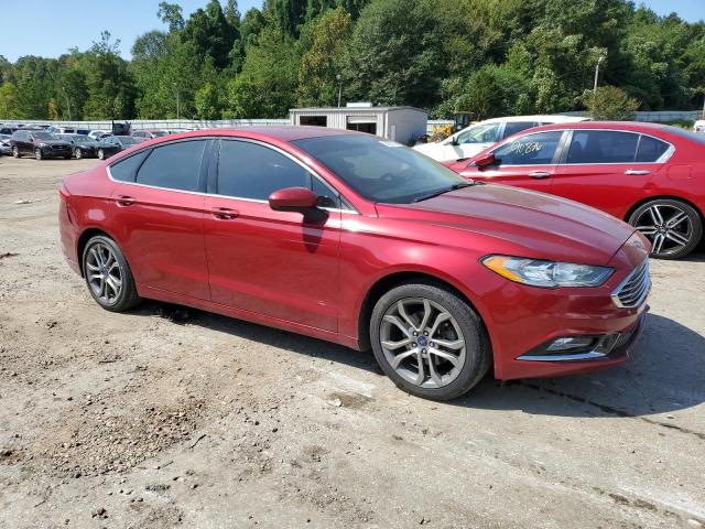 3FA6P0G70HR176993 - 2017 FORD FUSION S RED photo 4