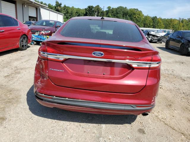 3FA6P0G70HR176993 - 2017 FORD FUSION S RED photo 6