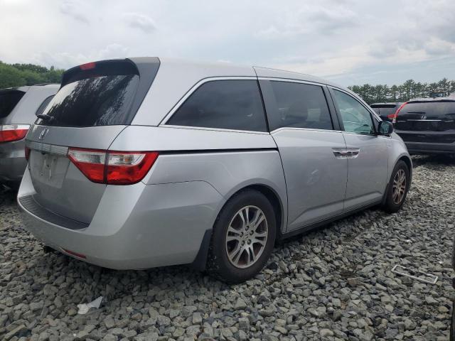 5FNRL5H69CB058554 - 2012 HONDA ODYSSEY EXL SILVER photo 3