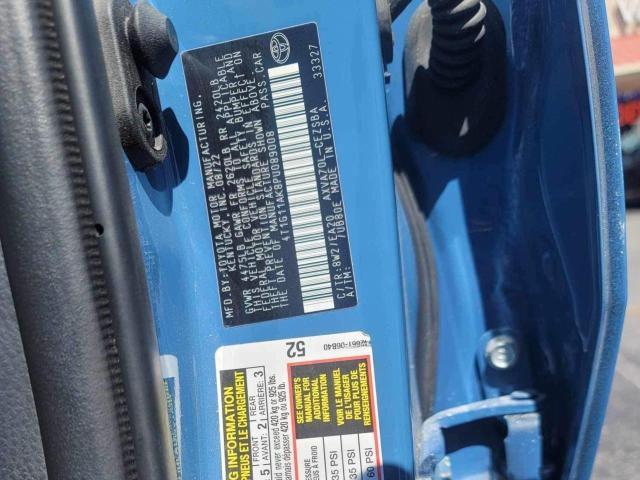 4T1G11AK8PU089008 - 2023 TOYOTA CAMRY SE NIGHT SHADE BLUE photo 10