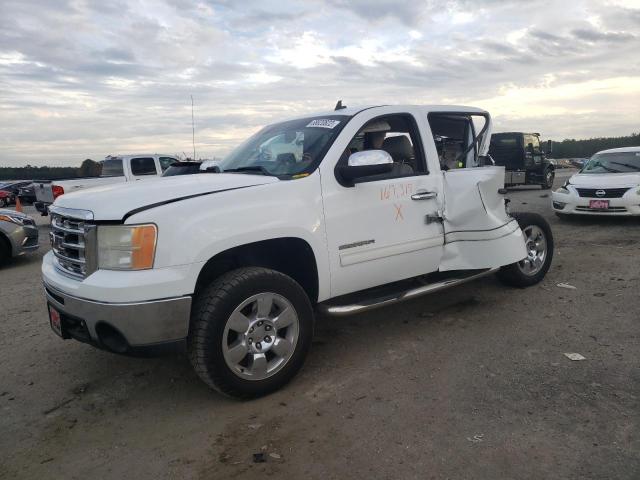 3GTP2VE31BG215233 - 2011 GMC SIERRA K1500 SLE WHITE photo 1