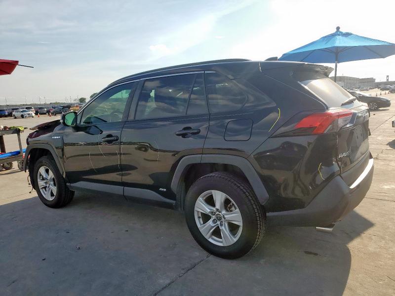 4T3RWRFV9MU020276 - 2021 TOYOTA RAV4 XLE BLACK photo 2