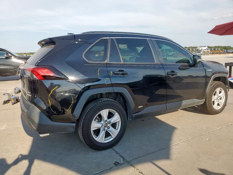 4T3RWRFV9MU020276 - 2021 TOYOTA RAV4 XLE BLACK photo 3