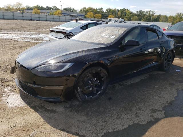 5YJSA1E50NF476032 - 2022 TESLA MODEL S Սև լուսանկար 1