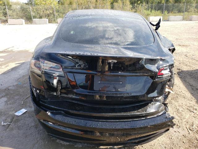 5YJSA1E50NF476032 - 2022 TESLA MODEL S Սև լուսանկար 6