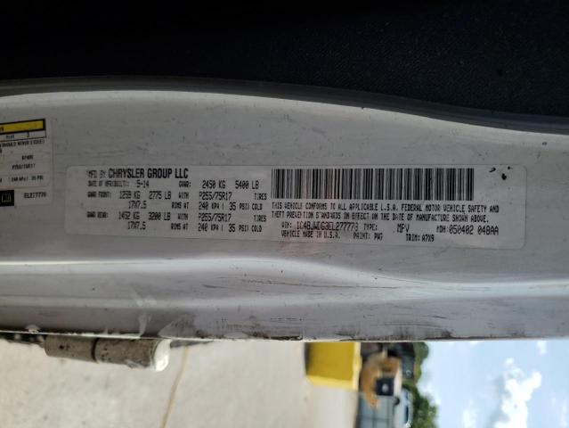 1C4BJWDG3EL277778 - 2014 JEEP WRANGLER U SPORT Beyaz fotoğraf 13