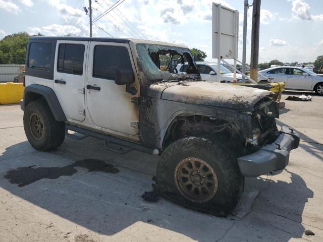 1C4BJWDG3EL277778 - 2014 JEEP WRANGLER U SPORT Beyaz fotoğraf 4