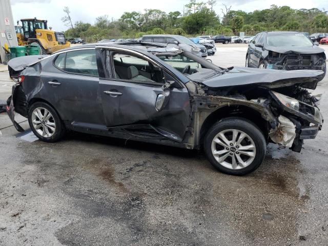 KNAGN4A70B5165259 - 2011 KIA OPTIMA EX GRAY photo 4