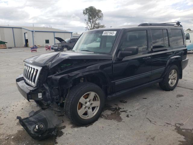 1J8HG48KX8C111976 - 2008 JEEP COMMANDER SPORT Schwarz Foto 1