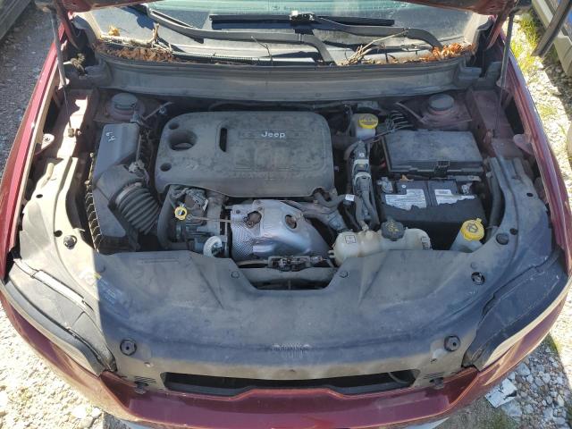 1C4PJMDN8KD162723 - 2019 JEEP CHEROKEE LIMITED მუქწითელი ფოტო 12