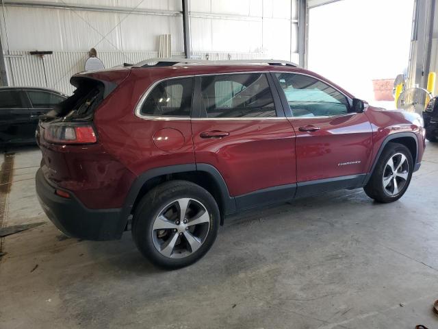 1C4PJMDN8KD162723 - 2019 JEEP CHEROKEE LIMITED მუქწითელი ფოტო 3