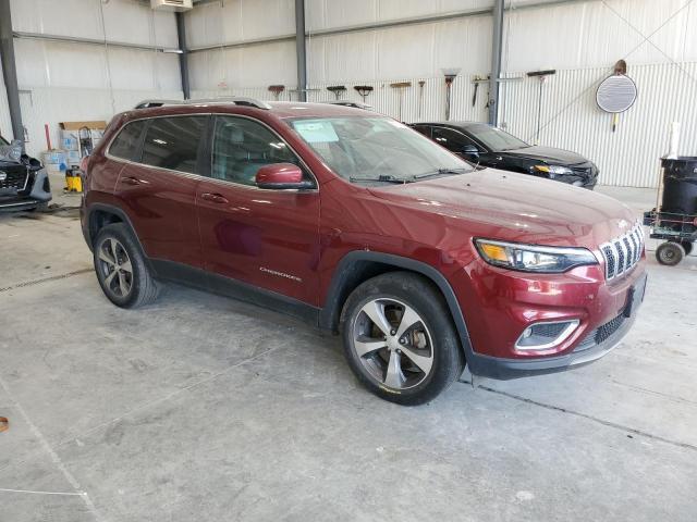 1C4PJMDN8KD162723 - 2019 JEEP CHEROKEE LIMITED მუქწითელი ფოტო 4