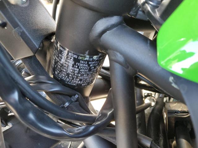 ML5EXER12PDA81299 - 2023 KAWASAKI EX650 R Verde foto 10