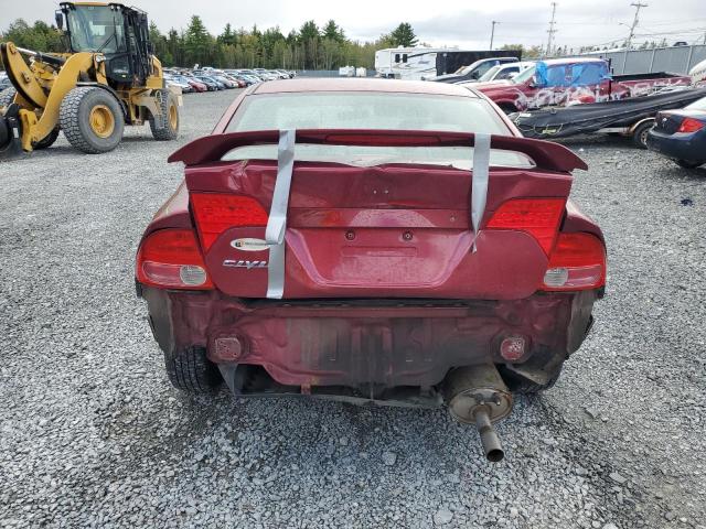 2HGFA16557H022972 - 2007 HONDA CIVIC LX BURGUNDY photo 6