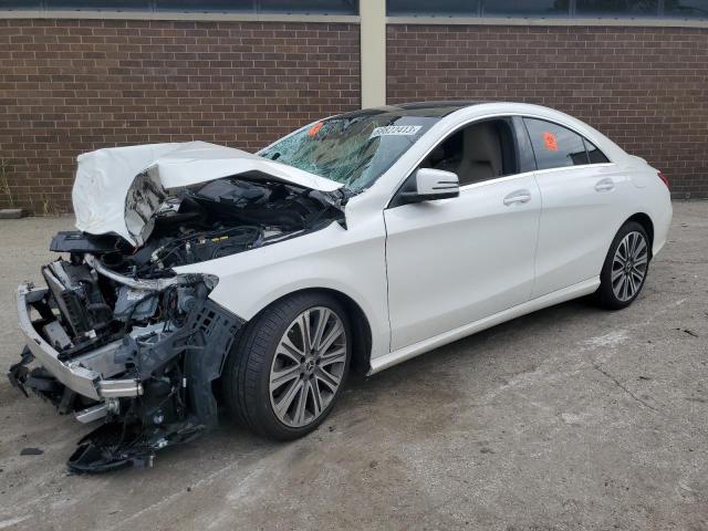 WDDSJ4GB8JN637815 - 2018 MERCEDES-BENZ CLA 250 4MATIC WHITE photo 1