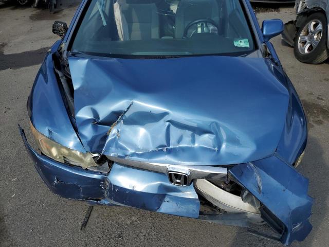 1HGFA16828L022927 - 2008 HONDA CIVIC EX BLUE photo 11